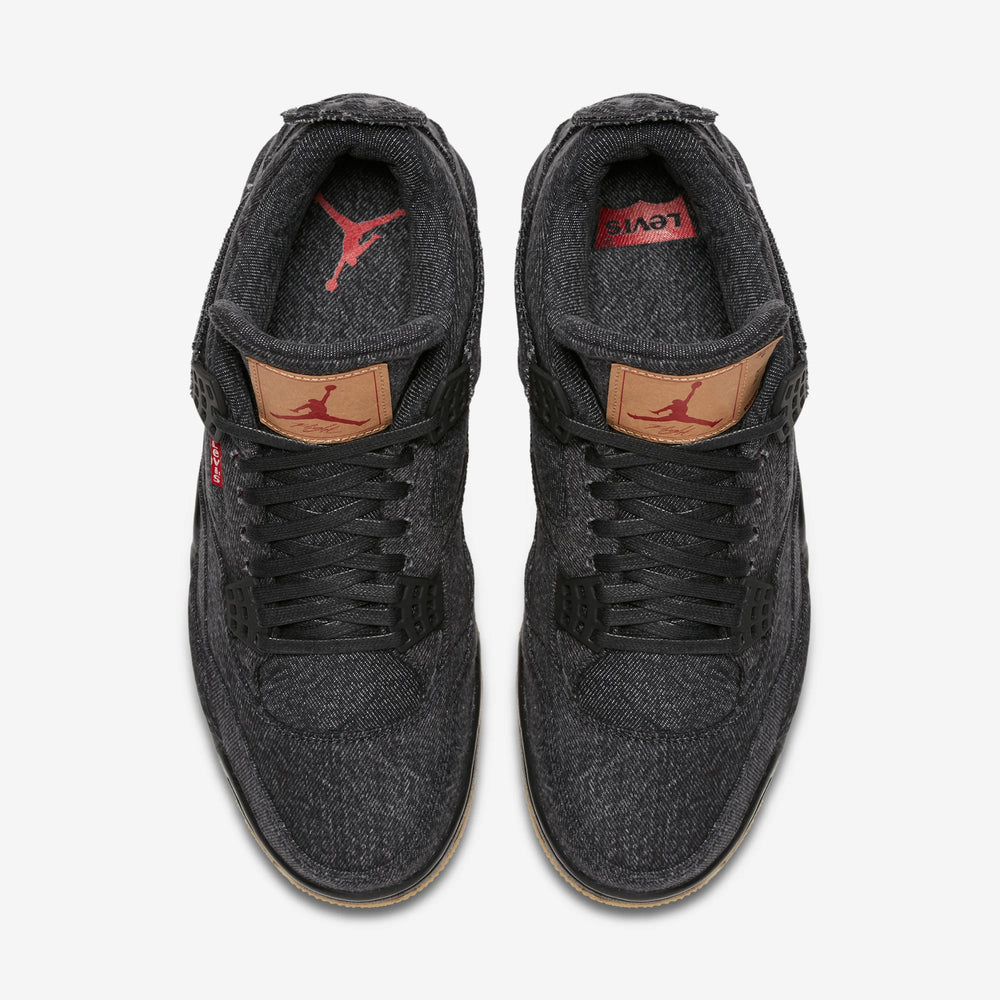 AIR JORDAN 4 RETRO LEVI'S BLACK (LEVI'S TAG) NIB