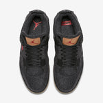AIR JORDAN 4 RETRO LEVI'S BLACK (LEVI'S TAG) NIB