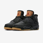 AIR JORDAN 4 RETRO LEVI'S BLACK (LEVI'S TAG) NIB
