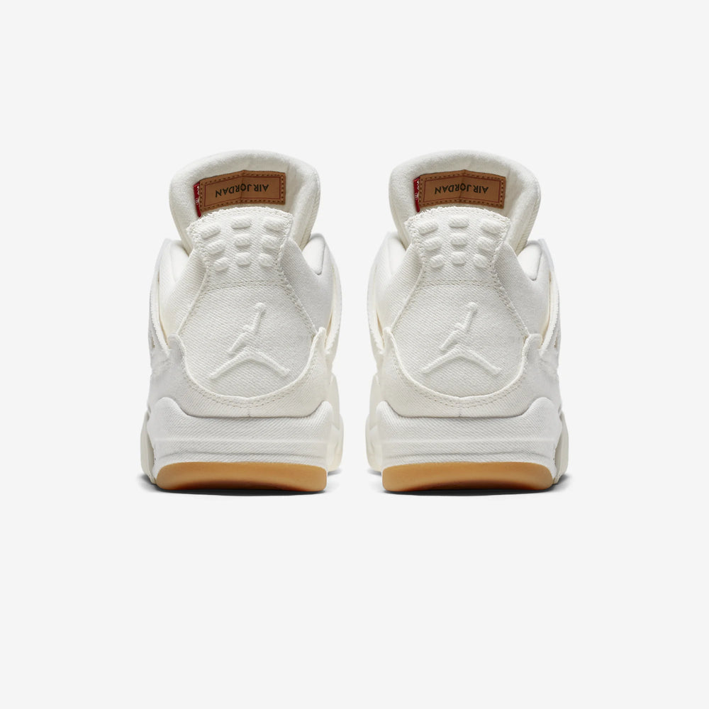 AIR JORDAN 4 RETRO LEVI'S WHITE (LEVI'S TAG) NIB