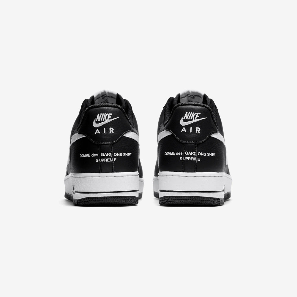 NIKE AIR FORCE 1 LOW SUPREME CDG BLK NIB