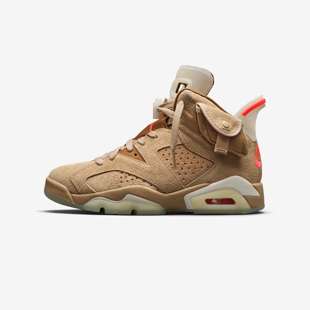 AIR JORDAN 6 RETRO TRAVIS SCOTT BRITISH KHAKI NIB