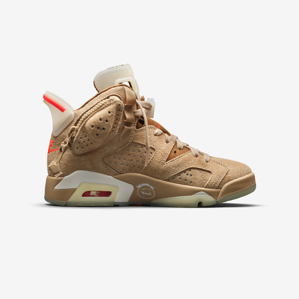 AIR JORDAN 6 RETRO TRAVIS SCOTT BRITISH KHAKI NIB
