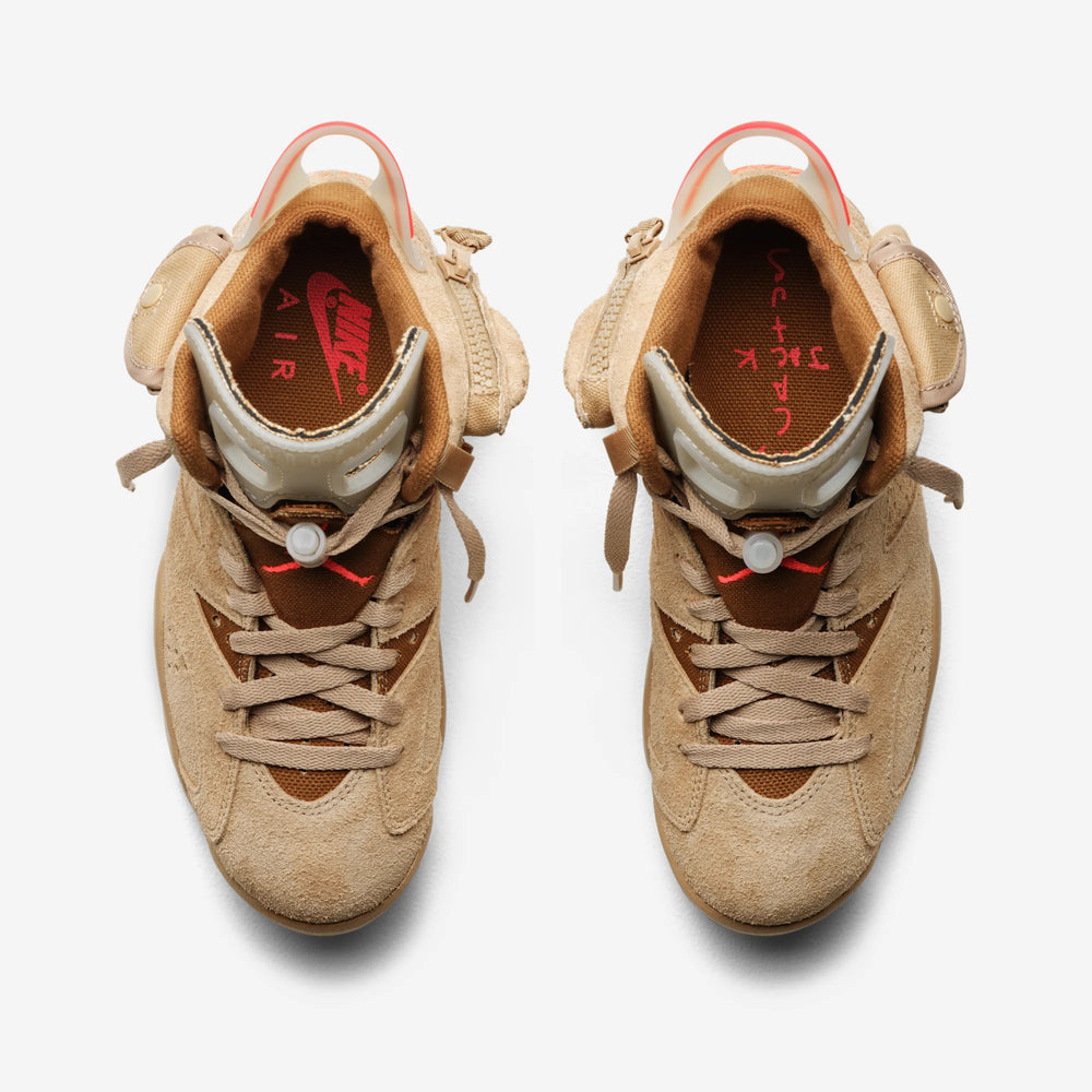 AIR JORDAN 6 RETRO TRAVIS SCOTT BRITISH KHAKI NIB