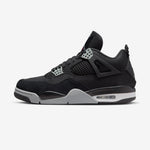 AIR JORDAN 4 RETRO BLACK CANVAS NIB