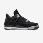 AIR JORDAN 4 RETRO BLACK CANVAS NIB
