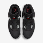 AIR JORDAN 4 RETRO BLACK CANVAS NIB