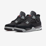 AIR JORDAN 4 RETRO BLACK CANVAS NIB