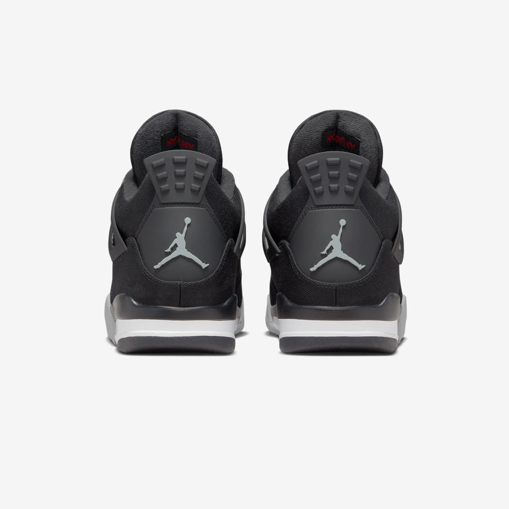 AIR JORDAN 4 RETRO BLACK CANVAS NIB