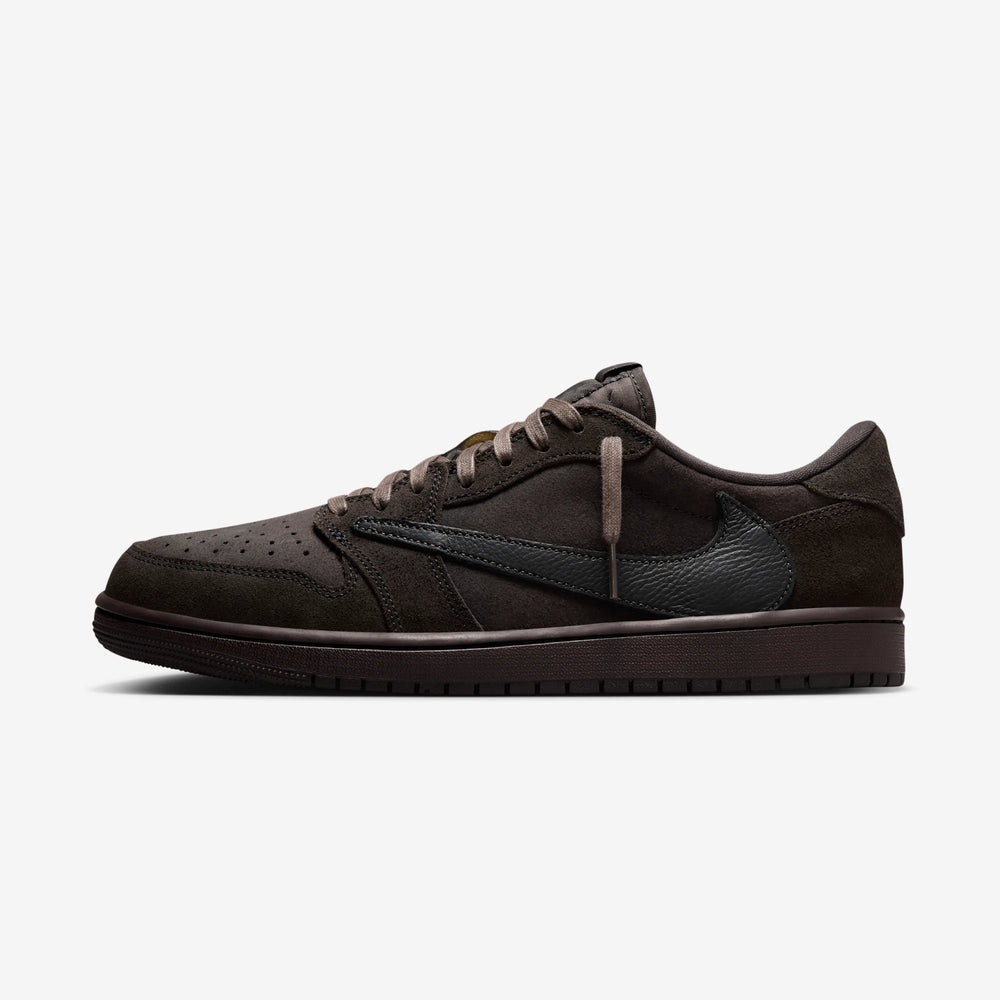 AIR JORDAN 1 RETRO LOW OG SP TRAVIS SCOTT VELVET BROWN NIB