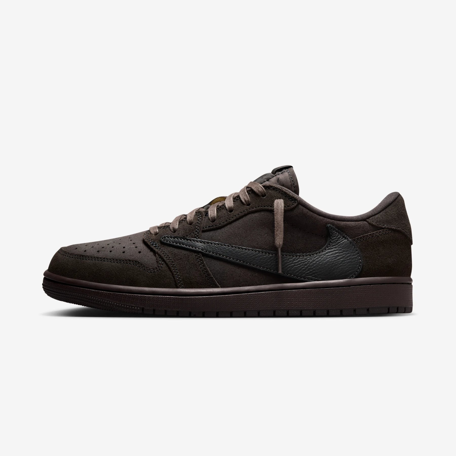 AIR JORDAN 1 RETRO LOW OG SP TRAVIS SCOTT VELVET BROWN NIB