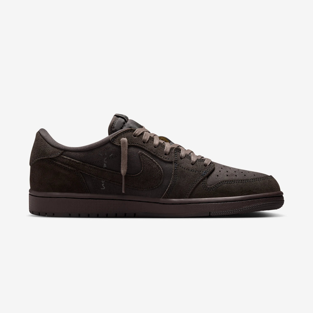 AIR JORDAN 1 RETRO LOW OG SP TRAVIS SCOTT VELVET BROWN NIB