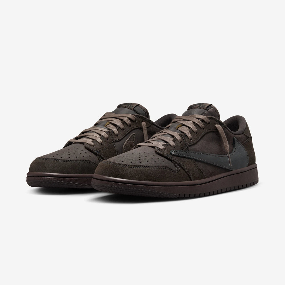 AIR JORDAN 1 RETRO LOW OG SP TRAVIS SCOTT VELVET BROWN NIB