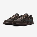 AIR JORDAN 1 RETRO LOW OG SP TRAVIS SCOTT VELVET BROWN NIB