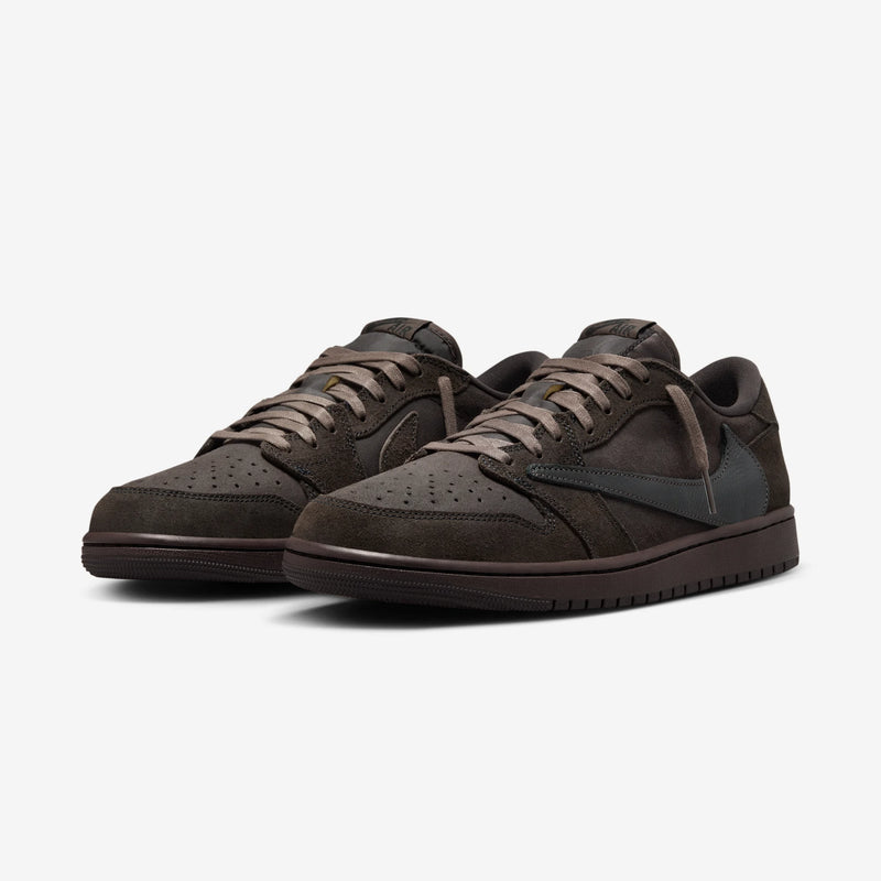 AIR JORDAN 1 RETRO LOW OG SP TRAVIS SCOTT VELVET BROWN NIB