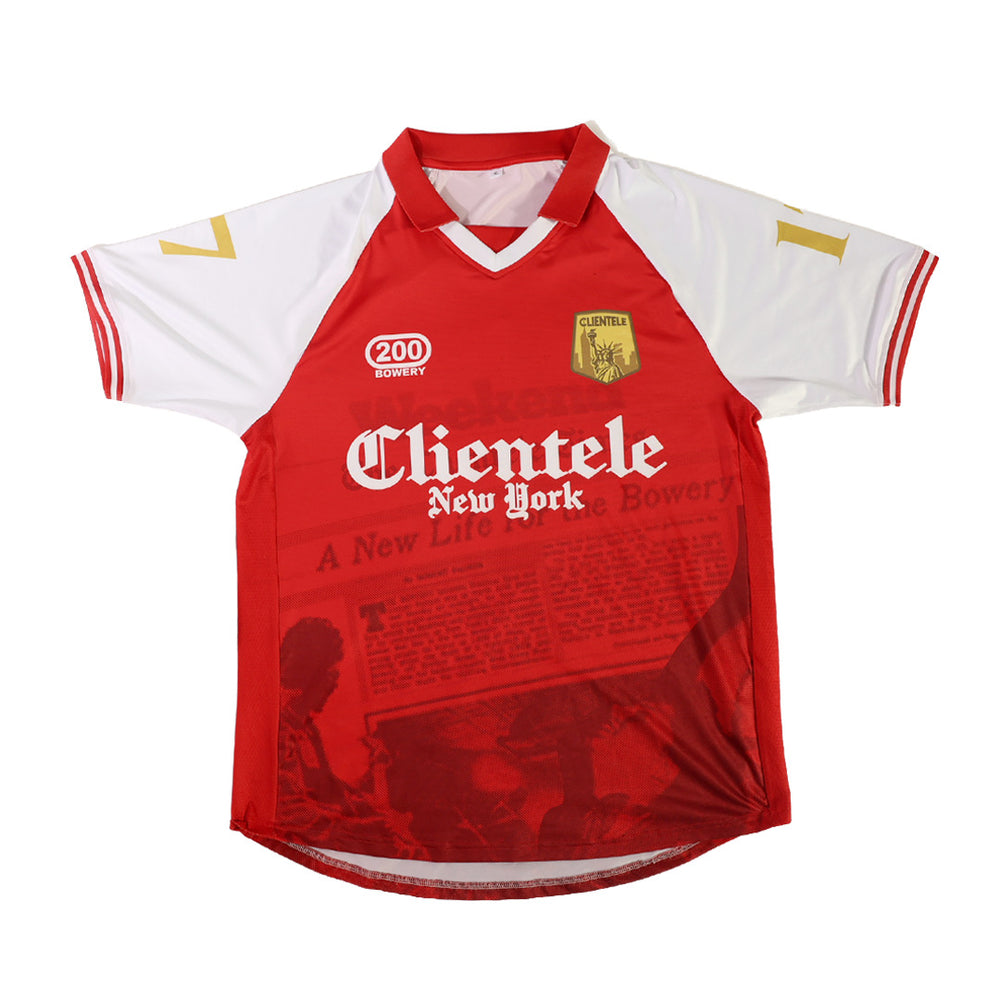 Clientele Bowery Victory Soccer Jersey Red
