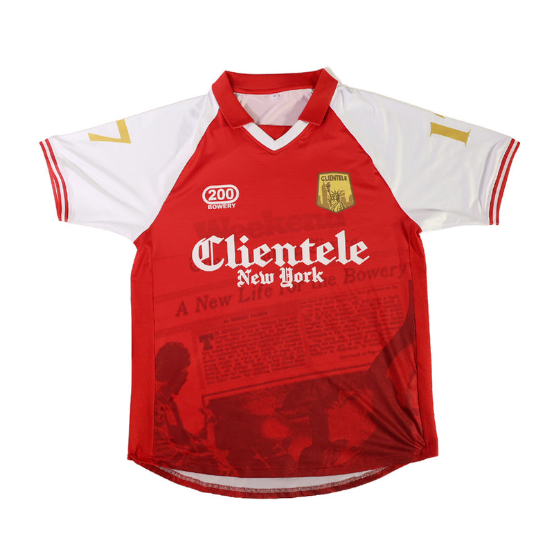 Clientele Bowery Victory Soccer Jersey Red