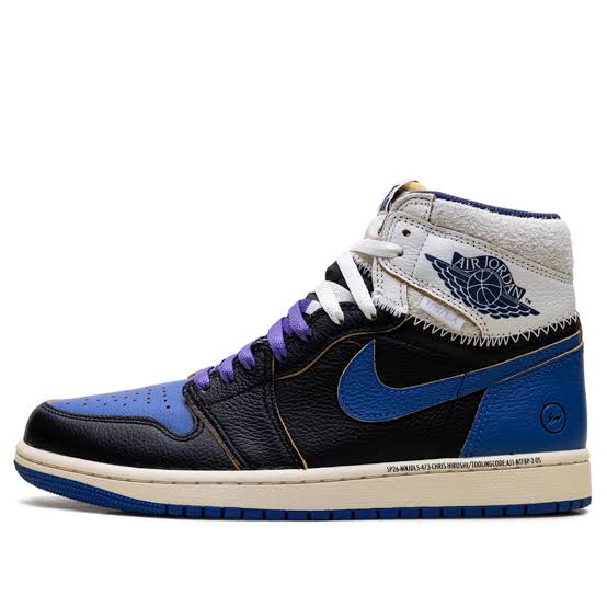 AIR JORDAN 1 RETRO HIGH OG SP FRAGMENT X UNION LA SPORT ROYAL NIB