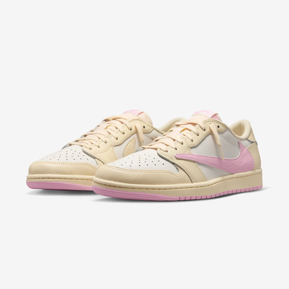AIR JORDAN 1 RETRO LOW OG SP TRAVIS SCOTT SHY PINK NIB