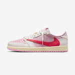 AIR JORDAN 1 RETRO LOW OG SP TRAVIS SCOTT SAIL TROPICAL PINK NIB