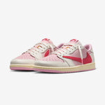 AIR JORDAN 1 RETRO LOW OG SP TRAVIS SCOTT SAIL TROPICAL PINK GS NIB