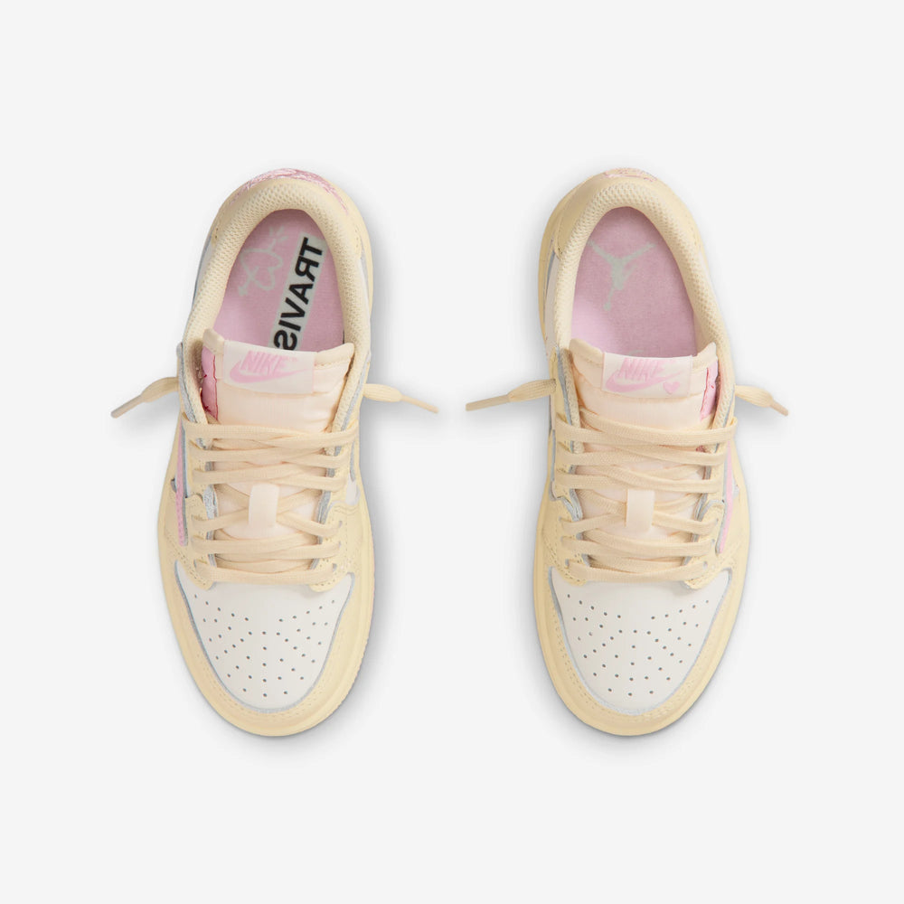AIR JORDAN 1 RETRO LOW OG TRAVIS SCOTT SHY PINK PS NIB