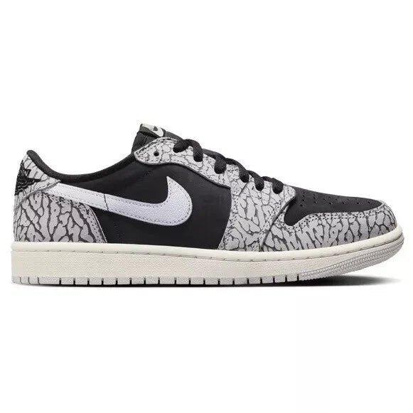 AIR JORDAN 1 RETRO LOW OG BLACK CEMENT NIB