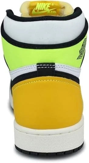 AIR JORDAN 1 RETRO HIGH WHITE BLACK VOLT UNIVERSITY GOLD NIB
