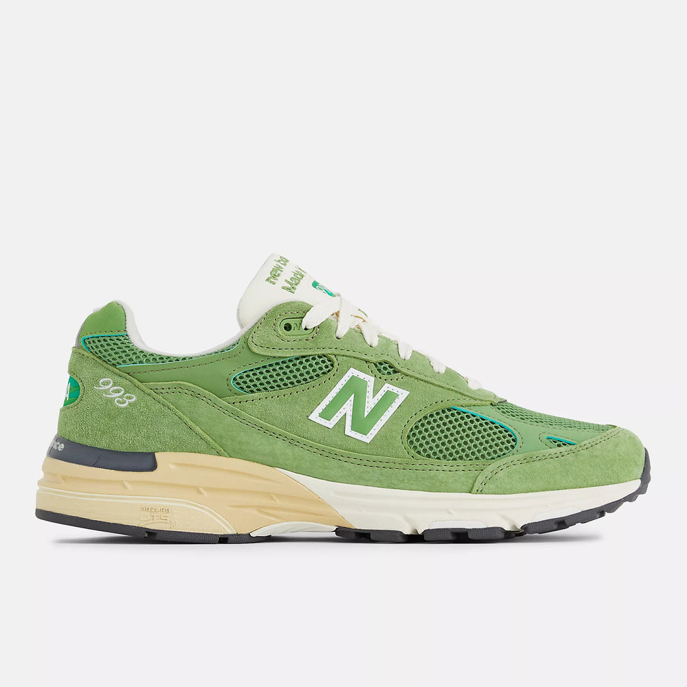 NEW BALANCE NEW BALANCE 993 MIUSA TEDDY SANTIS CHIVE NIB, 7.5