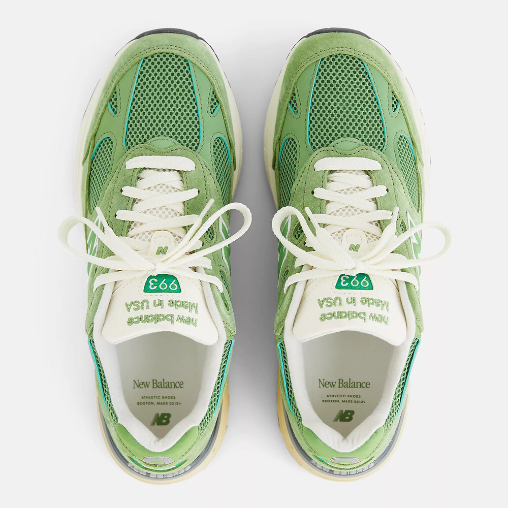NEW BALANCE NEW BALANCE 993 MIUSA TEDDY SANTIS CHIVE NIB, 7.5